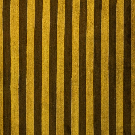 Ahgly Company Machine Washable Indoor Square Abstract Yellow Modern Area Rugs, 7' Square