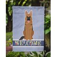 thumbnail image 3 of Carolines Treasures BB5648GF German Shepherd Welcome Garden Size Flag, 3 of 3