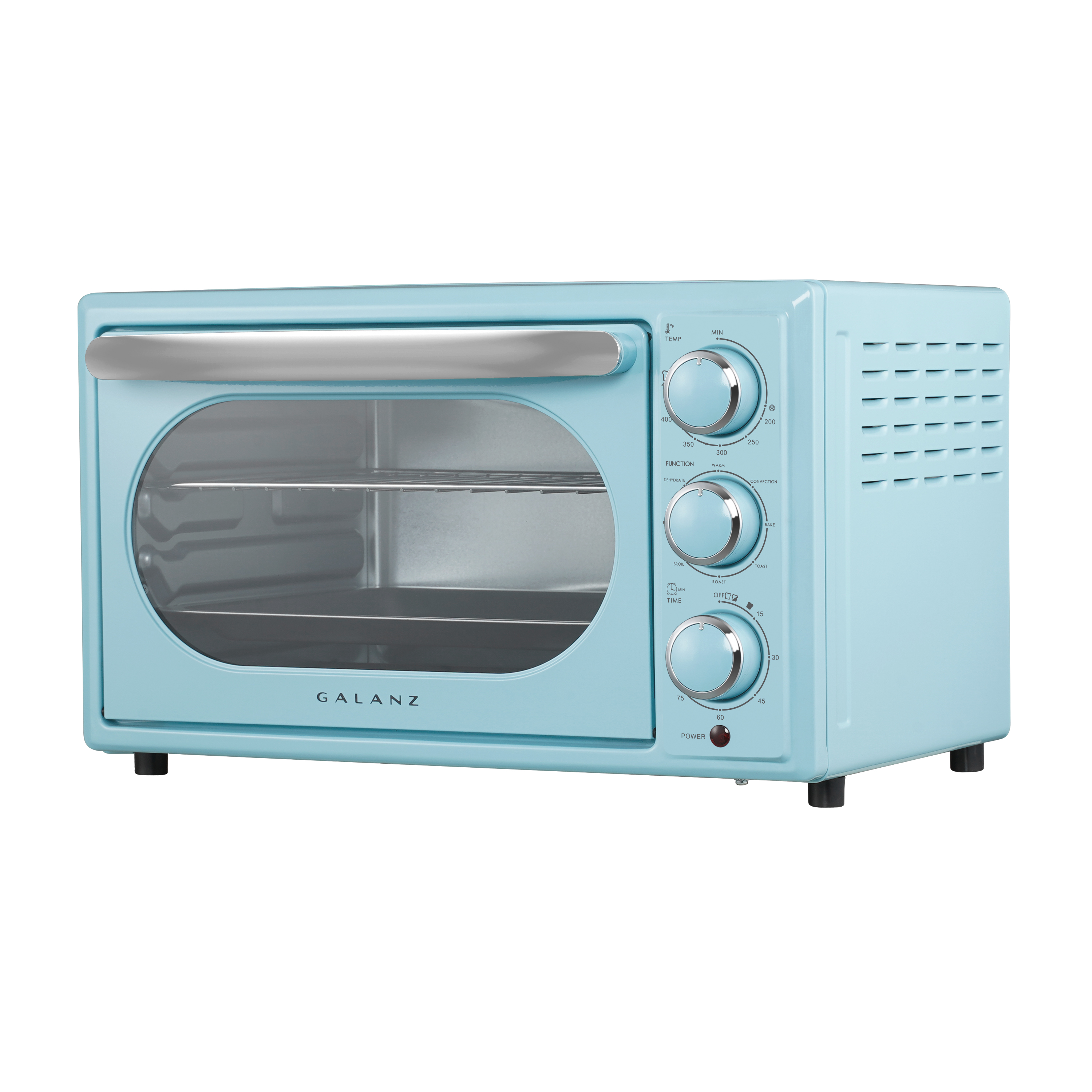 Galanz 0.9 Cu. ft. Retro Bebop Blue Convection Toaster Oven