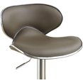 thumbnail image 6 of Regal Faux Leather Adjustable  Bar Stool - Espresso Set of 2, 6 of 9