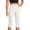 BSU100-White, variant on Lumtrix Capri Pants For Women High Waisted Straight Leg Sim Fit Stretch Lightweight Trousers Casual Work Golf Capri With Pockets Orange M