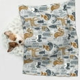 thumbnail image 6 of Naloa Winter Forest Animals Dog Blanket, 3 Sizes Cat Blanket for Indoor Cats Large Medium Small Dog Gifts-Large, 6 of 8
