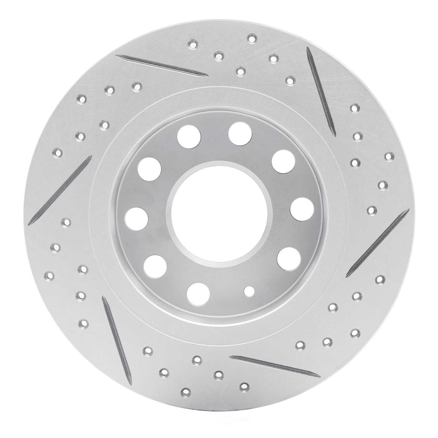 Dynamic Friction Company 830-74033L DFC Geoperformance Rotor - Drilled and Slotted