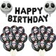 thumbnail image 5 of Globos de fantasmas de pesadilla de feliz Halloween, decoraciones, globos de aluminio, juguetes inflables, globos blancos y negros, suministros para fiestas de cumpleaños, 5 of 5