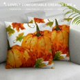 thumbnail image 3 of BCIIG Halloween Pumpkins Watercolor Throw Pillow Covers  Decorative Pillow Cases for Couch Bedroom Living Room 18x18in, 3 of 5