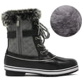 thumbnail image 4 of Dream Pairs Botas de nieve de invierno impermeables a media pantorrilla para mujer RIVER_3 Dream Pairs RIVER_3, 4 of 7