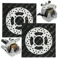 thumbnail image 1 of Niche Front Brake Rotor Caliper Kit for Yamaha Grizzly 600 5LP-2580T-00-00 MK1007973, 1 of 5