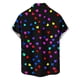 thumbnail image 3 of Ceisia Fashion Unisex Men Women Casual Short Sleeve Printed Turndown Collar Button Gift Shirt, 3 of 6