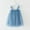 Sky Blue, variant on Toddler Baby Girls Floral Dress Girls Sleeveless Tulle Holiday Party Dress Dance Party Dresses Clothes For 5-6 Years
