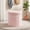 Pink, variant on LEDREM Storage Ottoman, PU Leather Vanity Stool with 65L Hidden Compartment, Round Foot Rest Bench for Bedroom, Pink