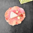 thumbnail image 4 of UPware Melamine Dessert Plates Tiger Lily Floral Red 7.5 x 7 Inch Set of 4, 4 of 4