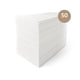 thumbnail image 4 of Bearachild Bolsa desechable para cubiertos de 50 Uds., bolsa de soporte de bolsillo para cubiertos, de un solo , mesas para fiestas, Hotel, Mostrada Blanco 40*40cm, 4 of 6