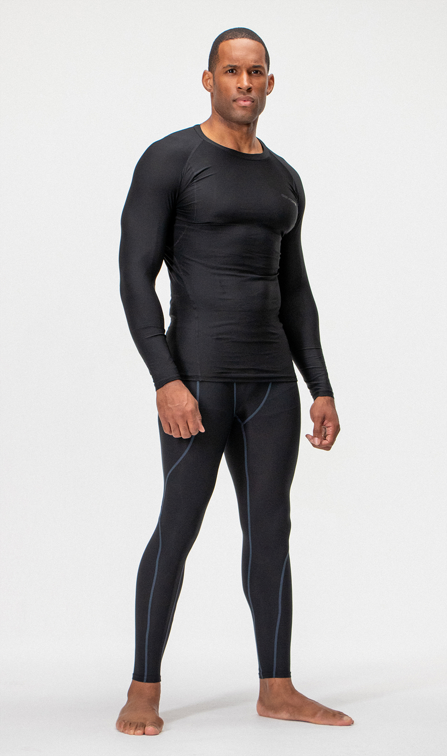 DEVOPS 3 Pack Men's Athletic Long Sleeve Compression Shirts (2X-Large ...