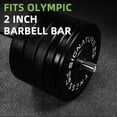 thumbnail image 4 of Set de discos bumper Fitvids para barra olímpica de 2" y 305 lb, 4 of 7