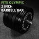 thumbnail image 4 of Set de Placas Olímpicas Bumper Fitvids 118 kg con Barra de 213 cm, 4 of 7
