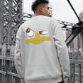 thumbnail image 2 of Men's 330g 100% Cotton Emoji Pattern Dropped Shoulder Crew Neck Sweatshirt, 2 of 30