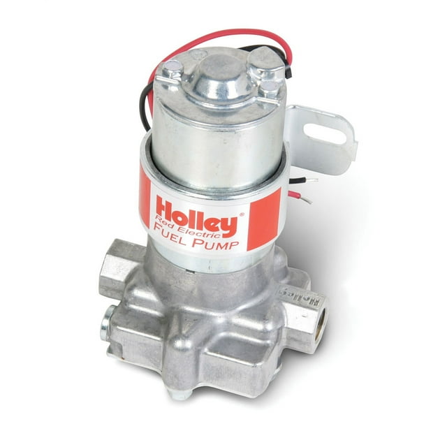 Holley Performance Fuel Pump Electric 12-801-1 7 PSI Maximum Pressure; Without Regulator; 3/8 Inch NPT Inlet/Outlet; 12 Volts; Rotor/Vane