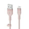 thumbnail image 6 of Belkin Boostcharge Flex 5' Mfi Certified Lightning, USB Type a Cable with Cable Clip, Rose Gold, 1 Pack, 6 of 13