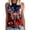 HAOZE02_Red, variant on 4th of July Tank Tops for Women Graphic Tees Casual Sparkly Cross Butterfly Rose Sleeveless Christian Tshirt Womens Patriotic T Shirts USA Outfits Red, XL