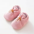 thumbnail image 4 of ZACPNCV Newborn Baby Cotton Booties Non-Slip Sole for Toddler Boys Girls Infant Winter Warm Fleece Cozy Socks Shoes Pink, 4 of 9