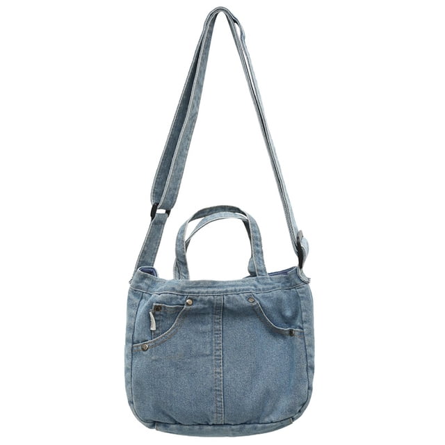 Bolso bandolera de mezclilla moderno para mujer