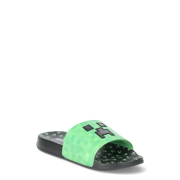 Minecraft Little & Big Boys Slide Sandals
