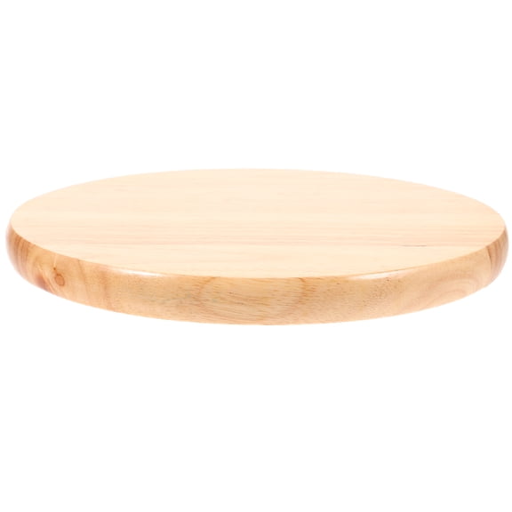 HOMEMAXS Wooden Stool Round Seat Replacement Cushion for Bar Chair, Wood Seat for Kitchen, Dining, and Home Use