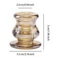thumbnail image 4 of Adornos de Candelabro Naiovety Cristal Decoración Artesanal Color Ámbar, 4 of 6