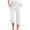 White, variant on UAMVSH Womens Capris for Summer Trendy Tulip Hem Casual Capri Pants with Pockets Baggy Elastic Waist Drawstring Cropped Pants