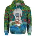 thumbnail image 3 of Sudaderas de otoño para hombre, sudadera holgada, ropa para hombre, sudadera con capucha para hombre, sudadera con capucha con estampado de mariposas vintage, ropa Y2k para hombre, 3 of 5