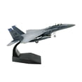 thumbnail image 1 of Modelo fundido a presión, escala 1/100, F15E Fighter, avión de juguete para con gran detalle, con soporte, avión de colección para gabinete de, 1 of 9