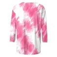 thumbnail image 5 of FNFYFH Women's 3/4 Length Sleeve Top Business Casual Blouses Summer Tees Shirts 2026 Fashion Tunic Tops, 5 of 6