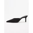 thumbnail image 4 of On feet& in love Women's Pointed Toe Suede Mule Heels - Slip-On Stilettos for Office & Party - Size 10, 4 of 8
