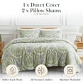 thumbnail image 2 of Pure Melody Printed Duvet Cover Set by SouthShore Fine Linens, 2 of 9