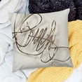 thumbnail image 2 of BANET  Decorative Pillows Covers, Faux Fur Pillow Cases Standard Size, Luxury Shaggy Throw Pillowcase Cushion Shams with Zipper Closure Room Decor for Couch Sofa Bed (Brown, Standard) 12x12in, 2 of 5