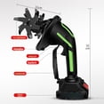thumbnail image 7 of Battery Powered Garden Tiller Electric Garden Tiller Rechargeable Handheld Cordless Mini Cultivator for Loosening Soil Tilling Weeding, 7 of 7