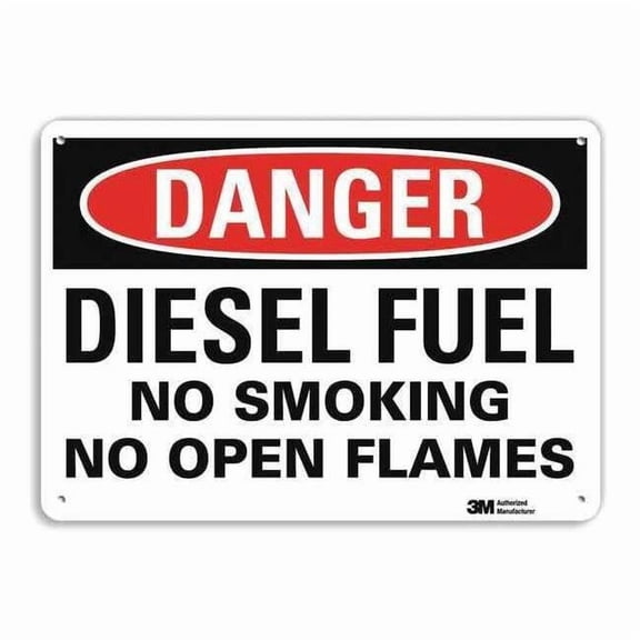 Lyle Danger No Smoking Sign,7 in x 10 in,Alum U1-1037-RA_10X7