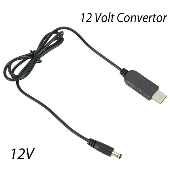 Power Boost Cable Step Up Supply 1 Pcs 5V To 12V Black Boost Brand New