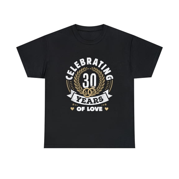 Celebrating 30 Years Of Love 30th Marriage Anniversary T-Shirt