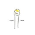 thumbnail image 3 of Sombrero de paja F5 blanco, lámpara LED de cristal, cuentas súper brillantes, Chip de núcleo grande, diodos emisores de luz, luces DIY, blanco cálido, 3 of 4