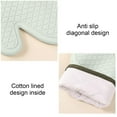 thumbnail image 6 of Silicone Oven Gloves | Heat-Resistant Baking Gloves for Microwave, Oven, Grill | Non-Slip Grip | Kitchen Safety, Flexible Cooking Mitts | Green, Beige, Gray | 28x18cm, 6 of 6