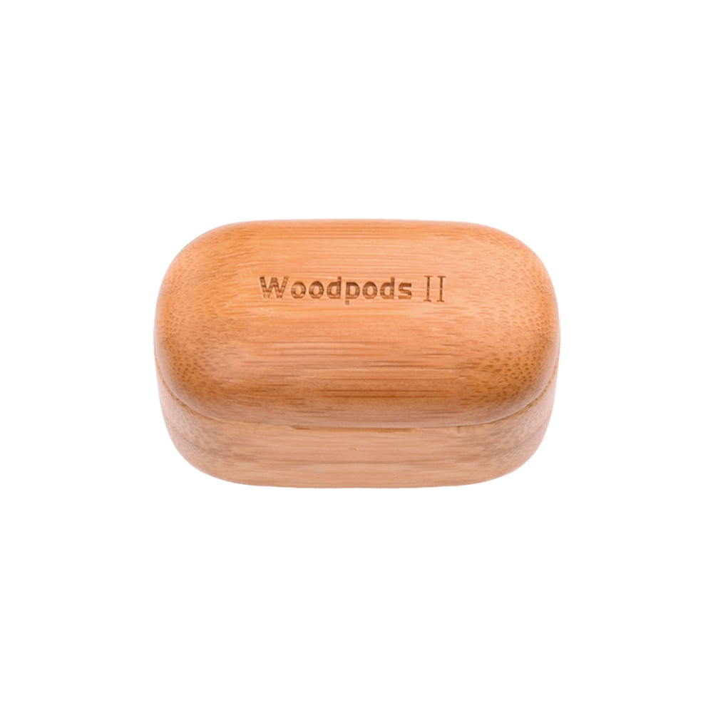 TWS Bluetooth Wooden Designed Earphones with USB Charging Case