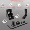 12PCS 2020 Aluminum Extrusion Profiles Corner Brackets+12PCS 2020 L ...