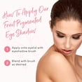 thumbnail image 5 of 100% PURE Pressed Powder Eye Shadow (Fruit Pigmented), Vanilla Sugar, Shimmer Eyeshadow, Buildable Pigment, Easy to Apply, Natural Makeup (Sheer Peachy Nude Sheen) - 0.07 oz, 5 of 8
