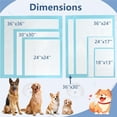 thumbnail image 3 of Empapadores para perros Giantex, 200 unidades, 91 x 91 cm, absorbentes, 3 of 8