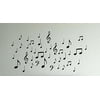 42 Music Notes (W20) Wall Decal Sticker Arts & Crafts/Mission Black and GreenStar