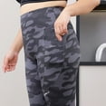 thumbnail image 6 of Dasayo High Waist Women's Leggings Gray Slim-Leg Gym Leggings Stretchy Plus Size Graphic Pants Trousers for Women L, 6 of 6