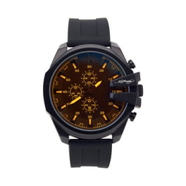 Rocawear Men's Quartz Movement Silicone Strap Analog-Digital