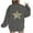 *Dark Gray, variant on Women's Oversized Leopard and Star Back Print Sweatshirt, Crewneck Long Sleeve Pullover Tops Gray,Womens Plus XXL