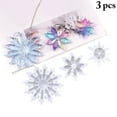 thumbnail image 2 of 3PCS Snowflake Silicone Mold DIY Pendant Mold Resin Casting Mold for Jewelry, 2 of 10